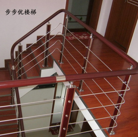 圆形pvc楼梯扶手003